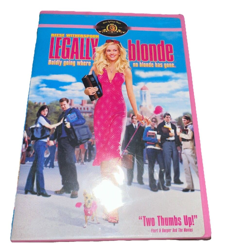 Legally Blonde DVD Comedy Romance 2001 PG13 Reese Witherspoon Luke Wilson